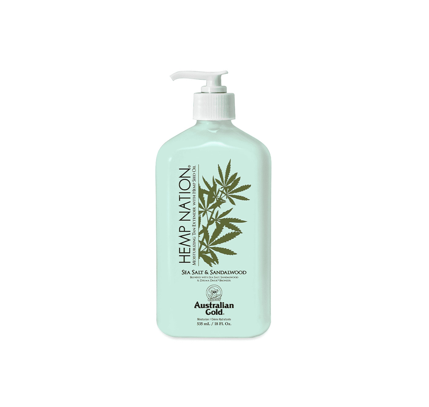 AUSTRALIAN GOLD HEMP NATION SEA SALT & SANDALWOOD BODY LOTION kasdienis kūno kremas 535mL