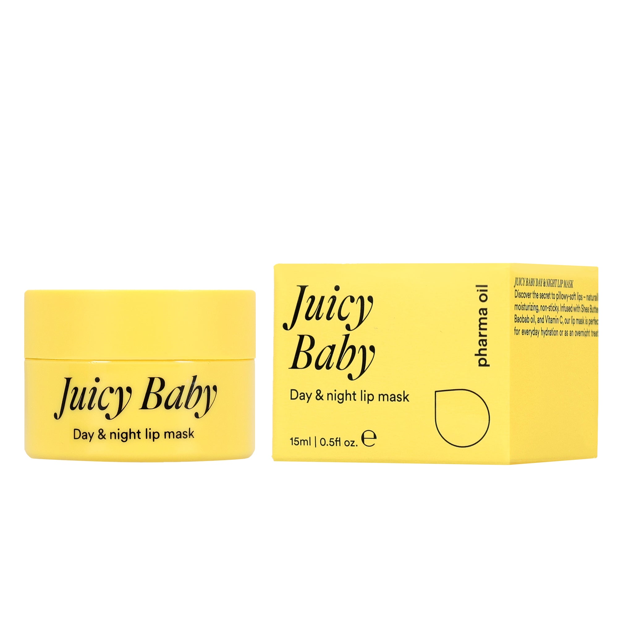 PHARMA OIL, lūpų kaukė,  Juicy Baby, 15 g,