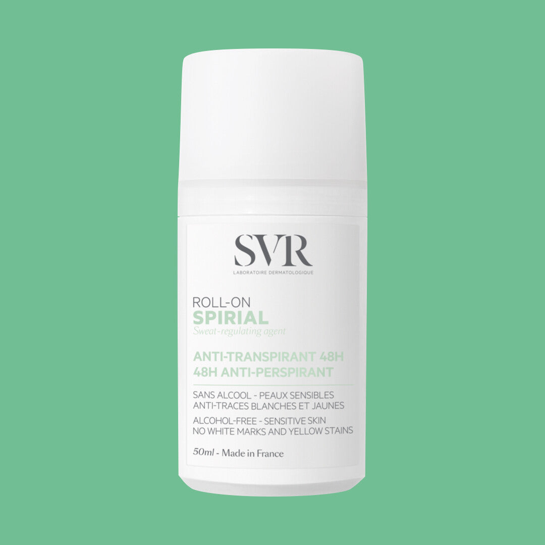 SVR antiperspirantas su probiotikais jautriai odai SPIRIAL ROLL-ON, 50 ml