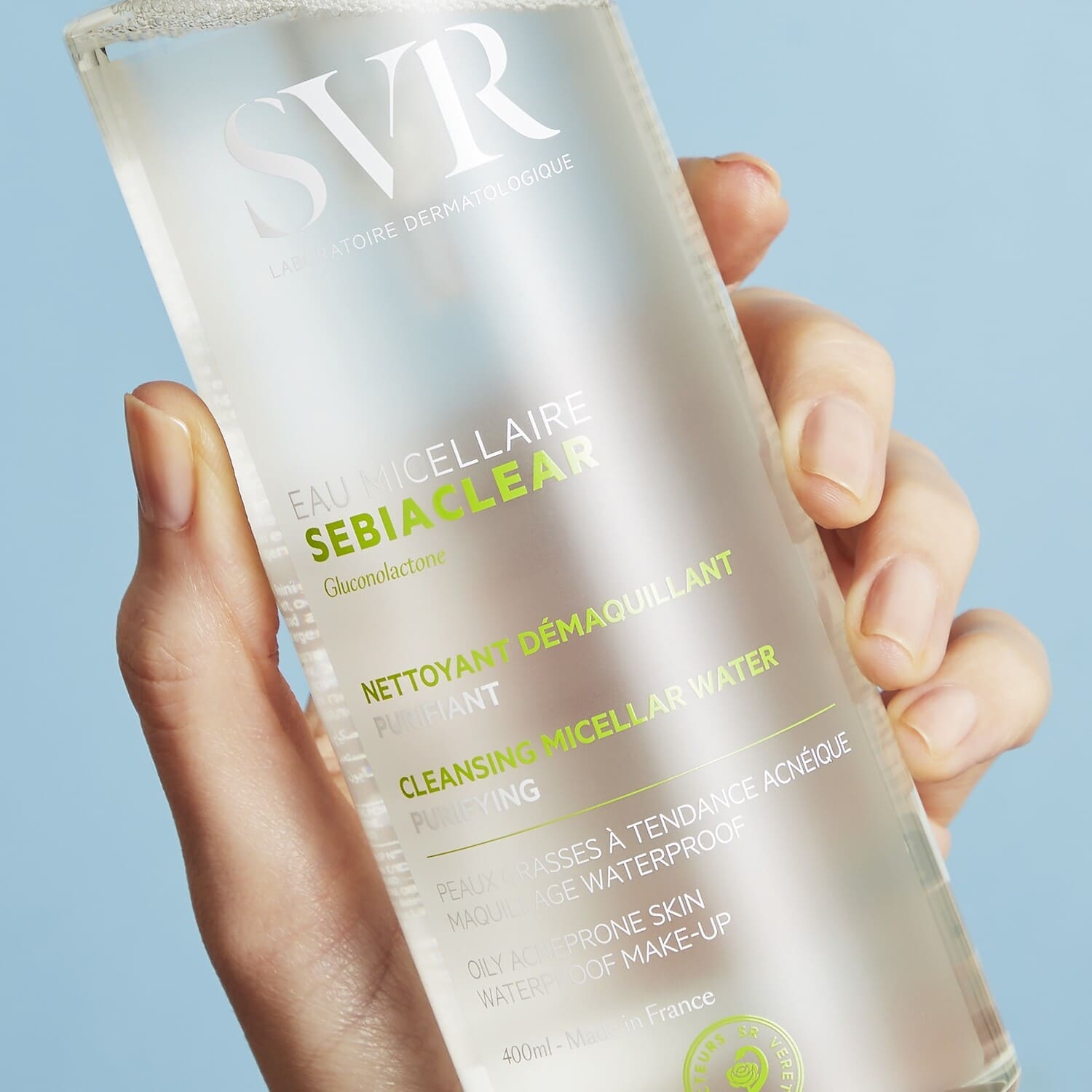 SVR micelinis vanduo probleminei, į aknę linkusiai odai SEBIACLEAR, 400 ml