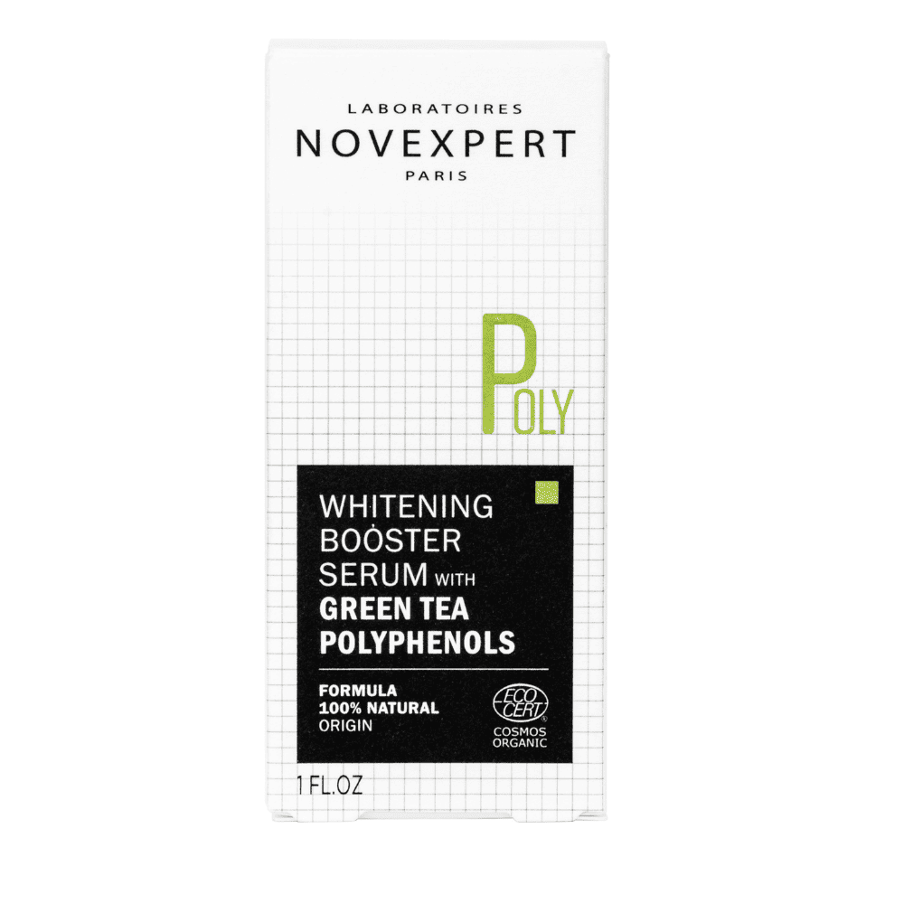 NOVEXPERT šviesinamasis serumas su  žaliosios arbatos polifenoliais, 30ml
