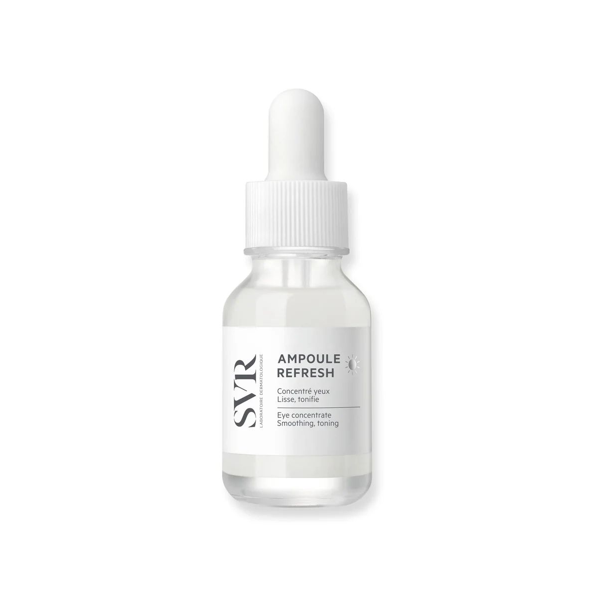 SVR dieninis paakių serumas jautriai, pavargusiai akių srities odai AMPOULE REFRESH, 15 ml