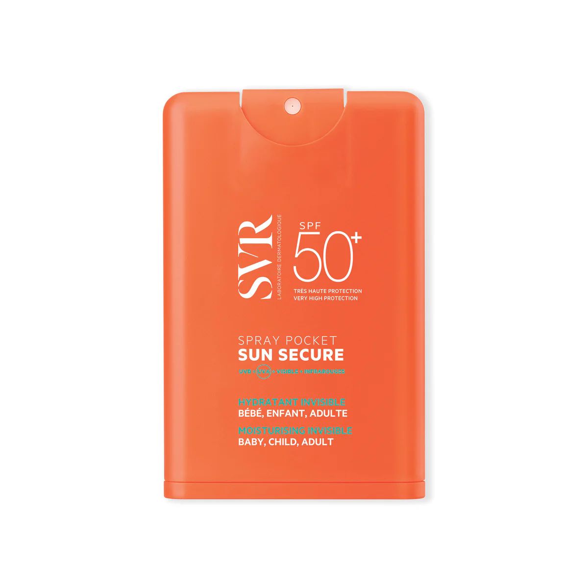 SVR losjonas nuo saulės kišeninėje pakuotėje SUN SECURE SPRAY POCKET, SPF 50+