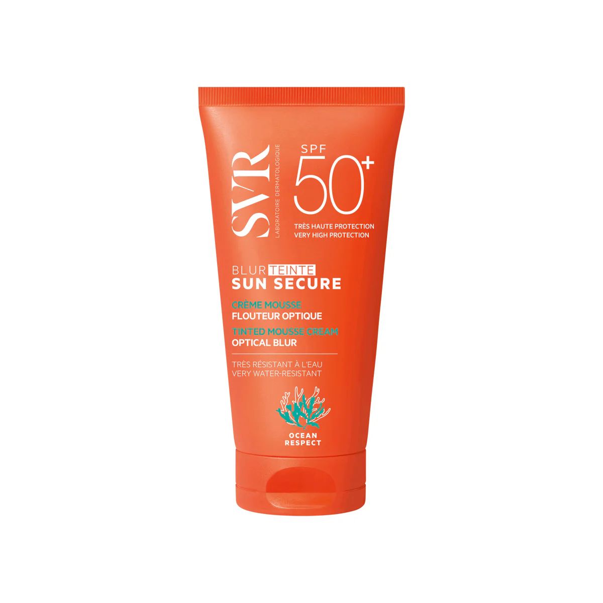 SVR veido kremas nuo saulės su atspalviu SUN SECURE BLUR TEINTE, SPF 50+