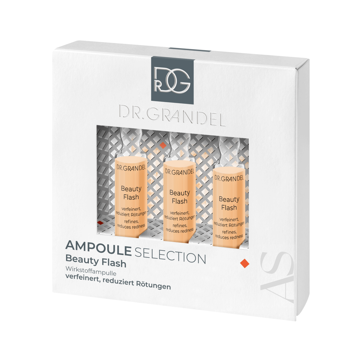DR. GRANDEL, aktyvių ingredientų koncentrato ampulės BEAUTY FLASH, 3x3 ml