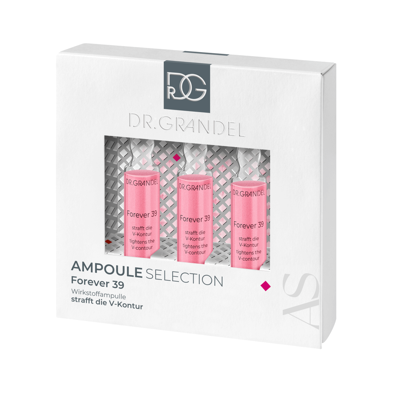 DR. GRANDEL, aktyvių ingredientų koncentrato ampulės FOREVER 39, 3x3 ml