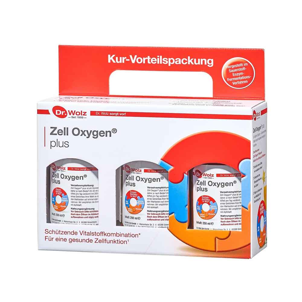 Dr. Wolz Zell Oxygen plus cure pack, 3 x 250 ml