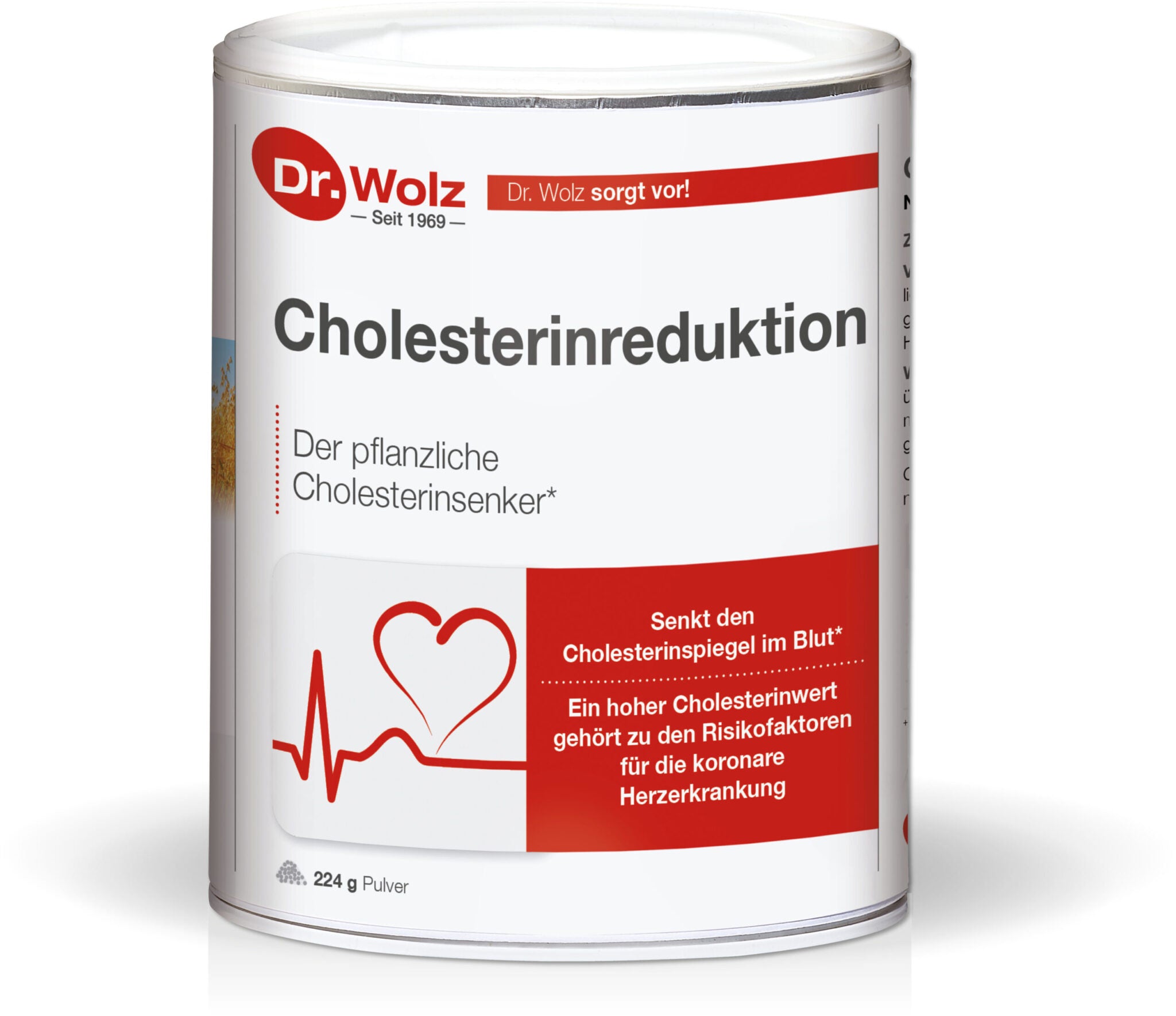 DR. WOLZ, Cholesterinreduktion milteliai, 224 gr