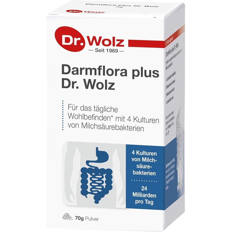 DR. WOLZ, Darmflora plus, 70 g