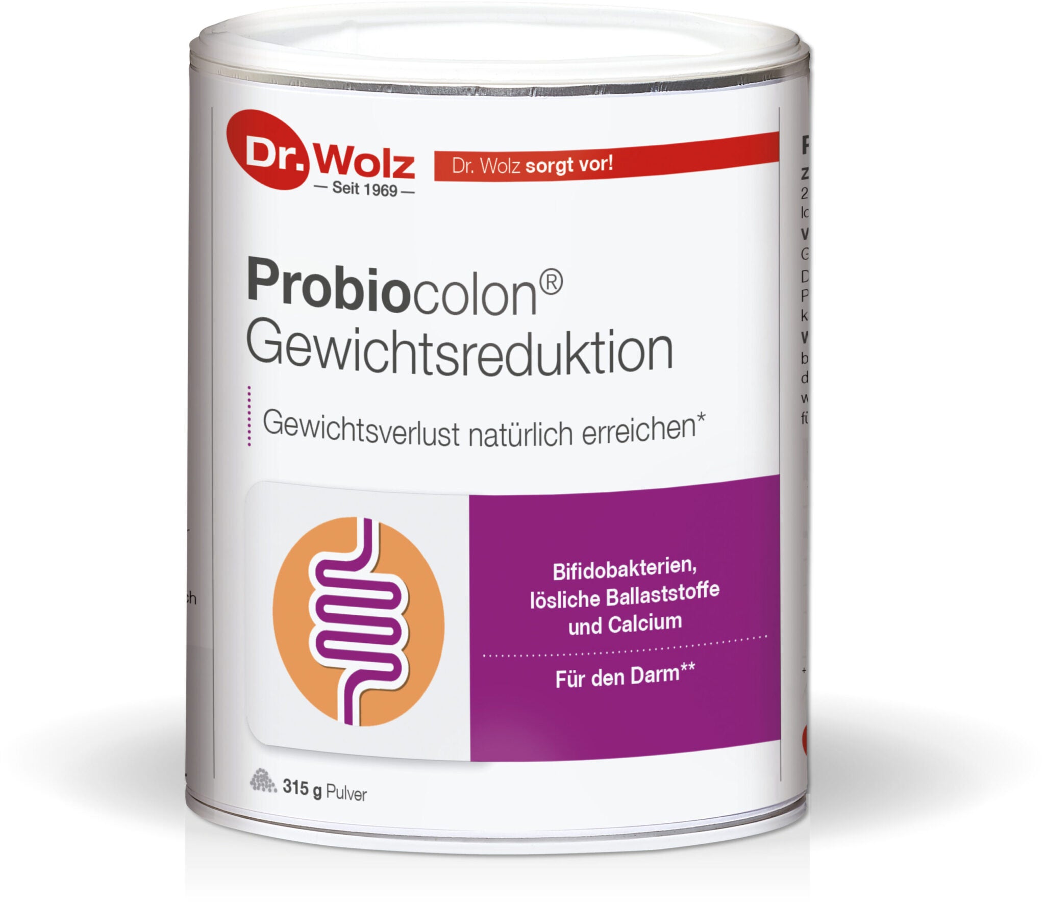 DR. WOLZ, Probiocolon milteliai,  315 gr