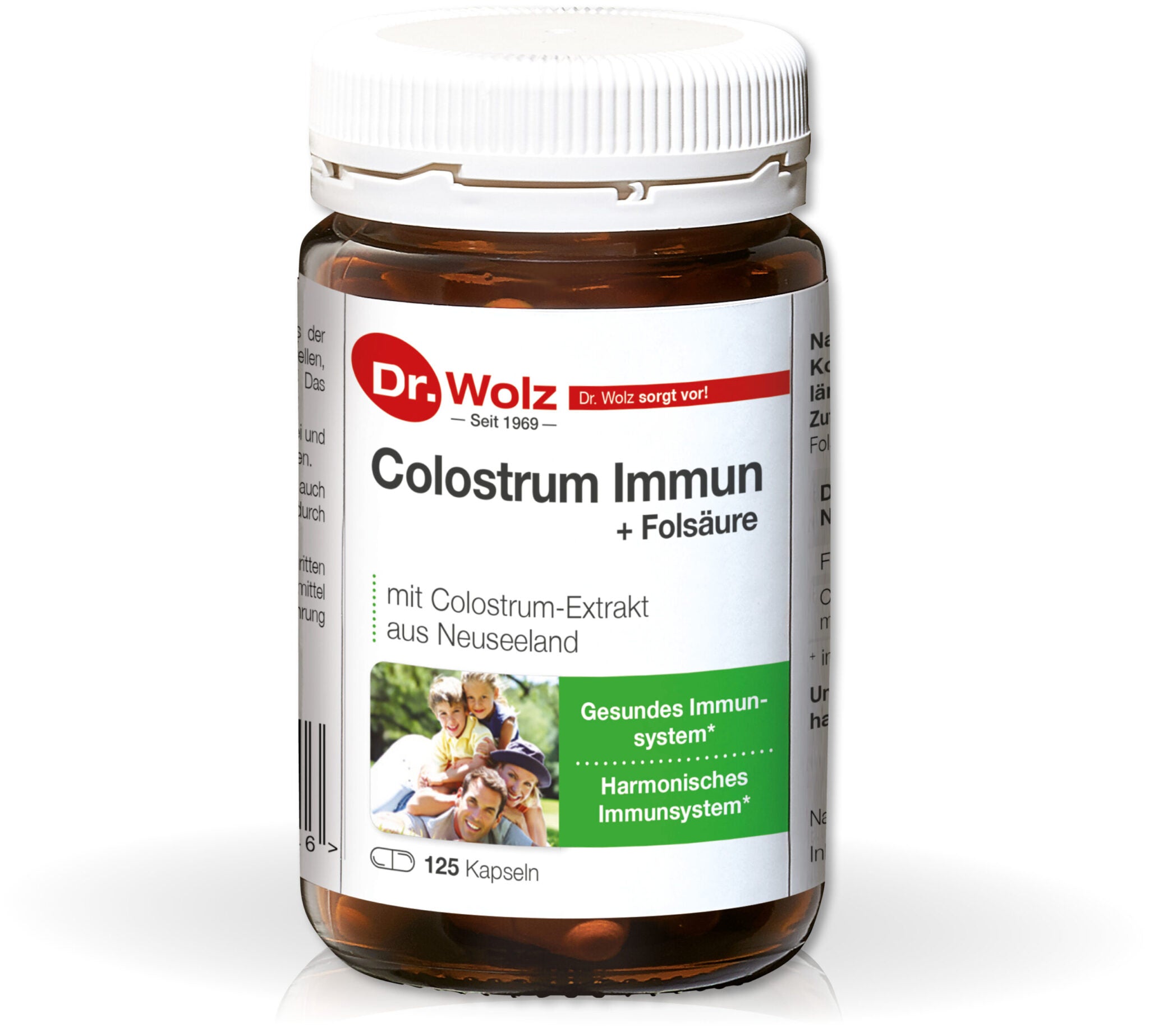DR. WOLZ, Colostrum Immun, 125 kapsulės