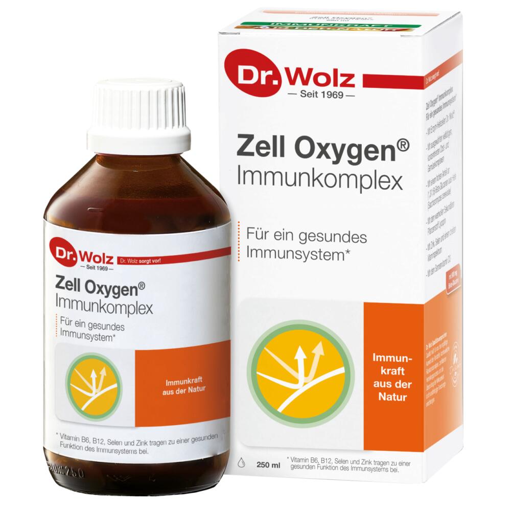 DR. WOLZ,  ZELL OXYGEN IMMUNKOMPLEX fermentinės mielių ląstelės, 250 ml