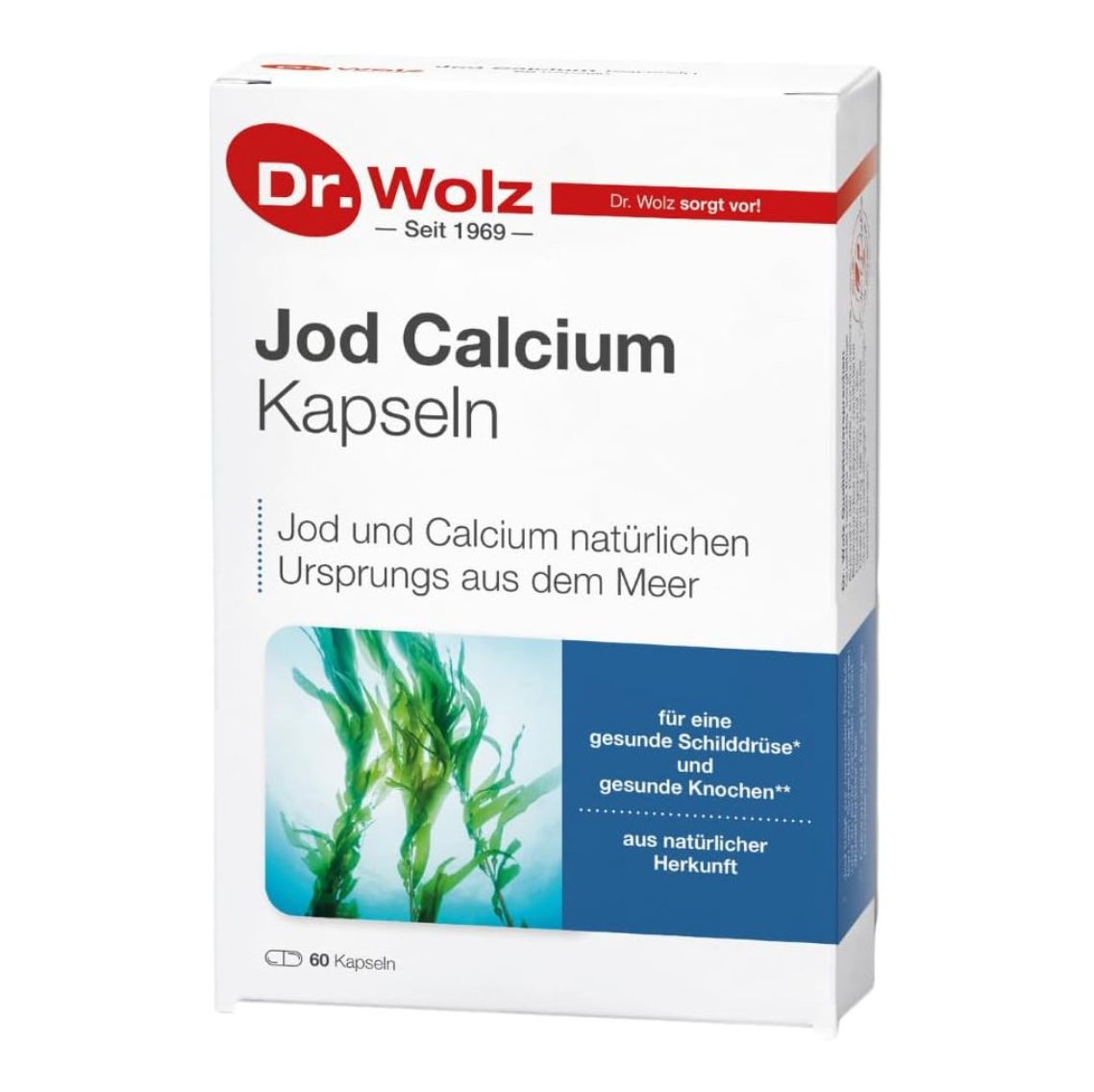 DR. WOLZ JOD - CALCIUM, 60 kapsulių