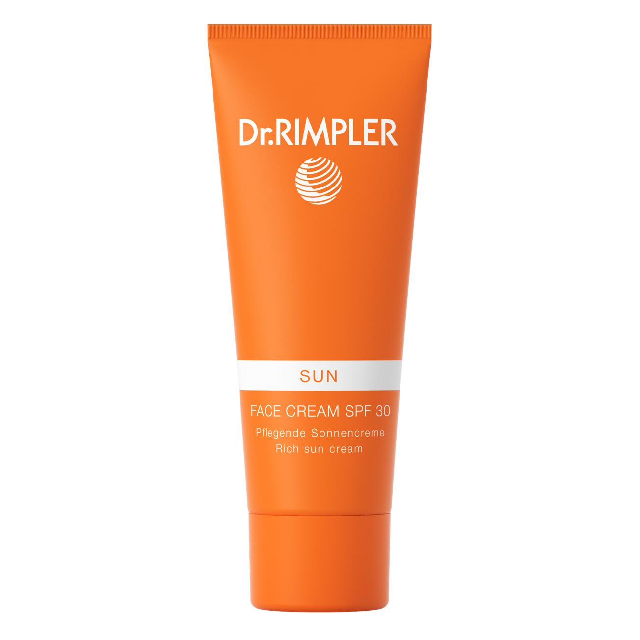 DR. RIMPLER, apsauginis kremas nuo saulės jautriai veido odai SPF 30 r Sun 75ml