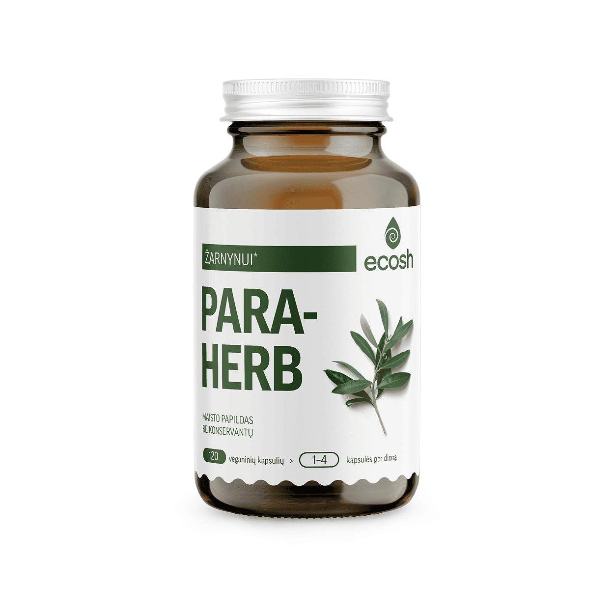 ECOSH Paraherb, 120 kapsulių