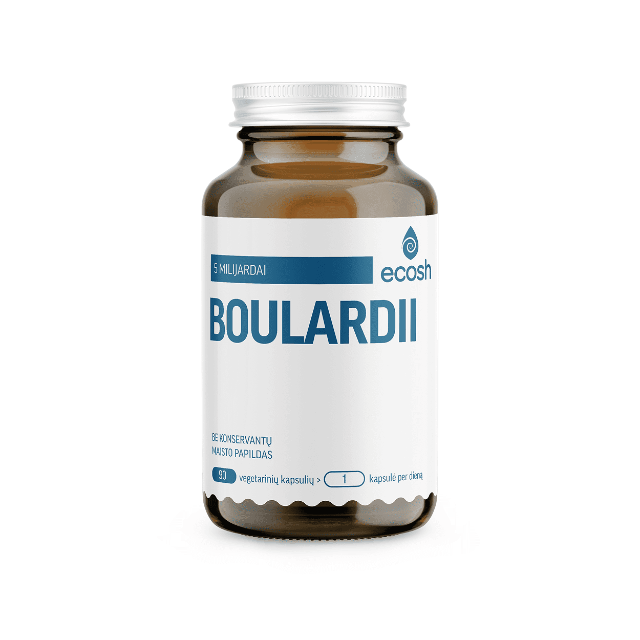 ECOSH BOULARDII, 250mg, 90 kapsulių