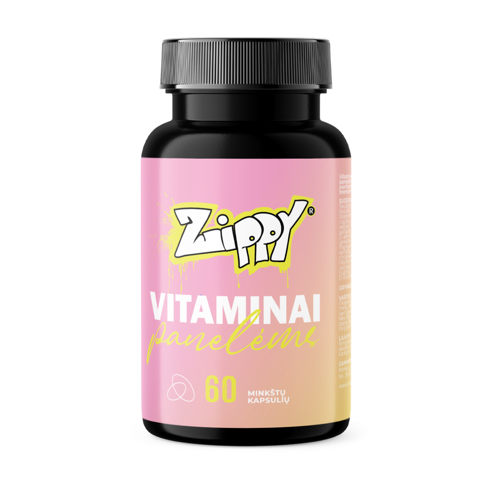 GAMTOS NAMAI, vitaminai panelėms ZIPPY, 60 kapsulių
