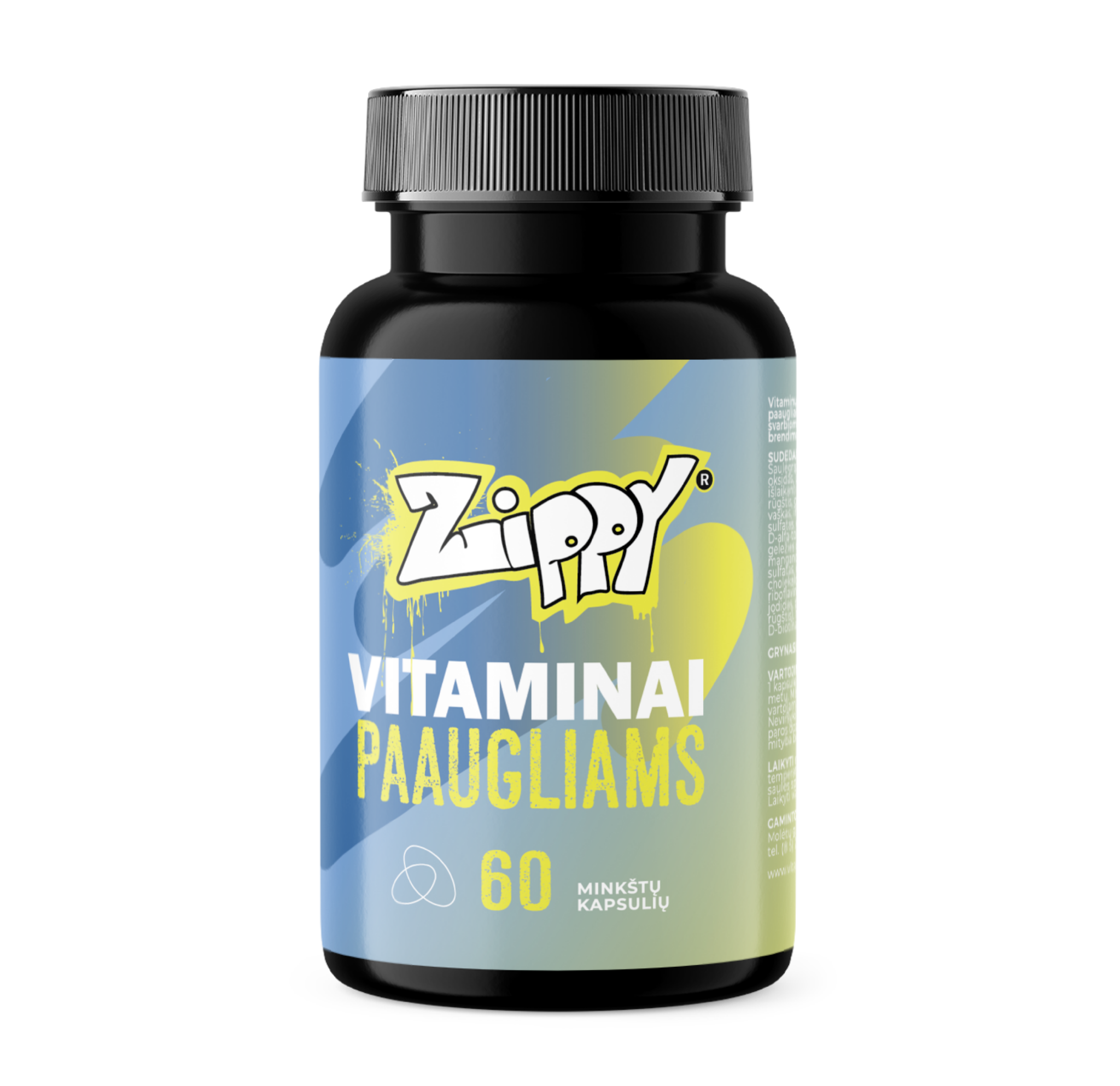 GAMTOS NAMAI, vitaminai paaugliams ZIPPY, 60 kapsulių