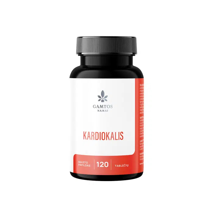 GAMTOS NAMAI, KARDIOKALIS, 120 tablečių
