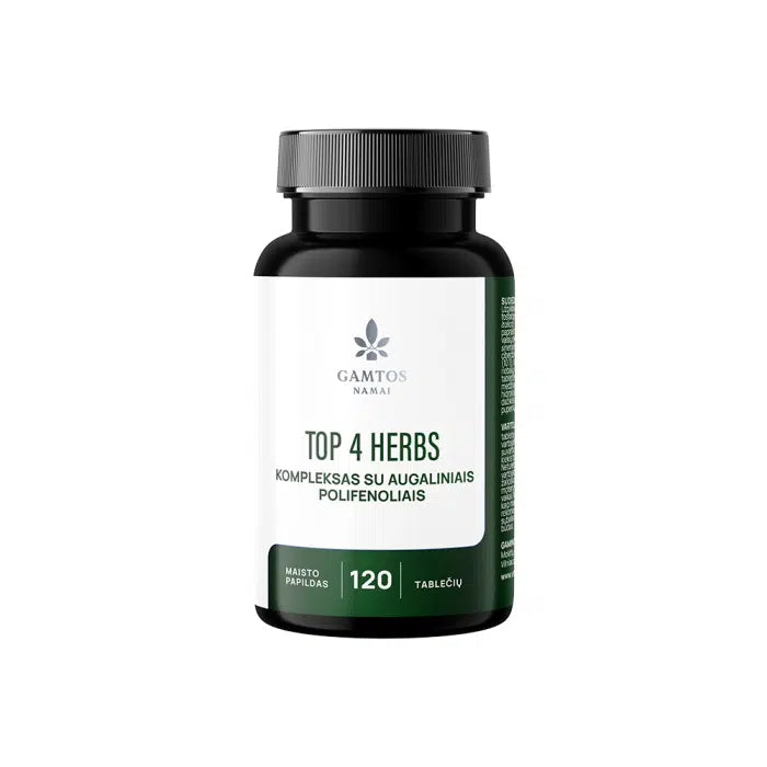 GAMTOS NAMAI, TOP 4 HERBS, 120 tablečių