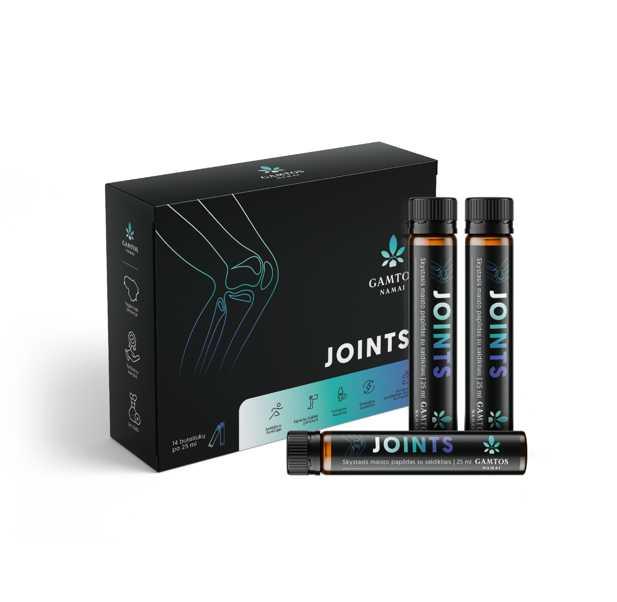 GAMTOS NAMAI, JOINTS SHOTS, 25 ml  x 25 vnt