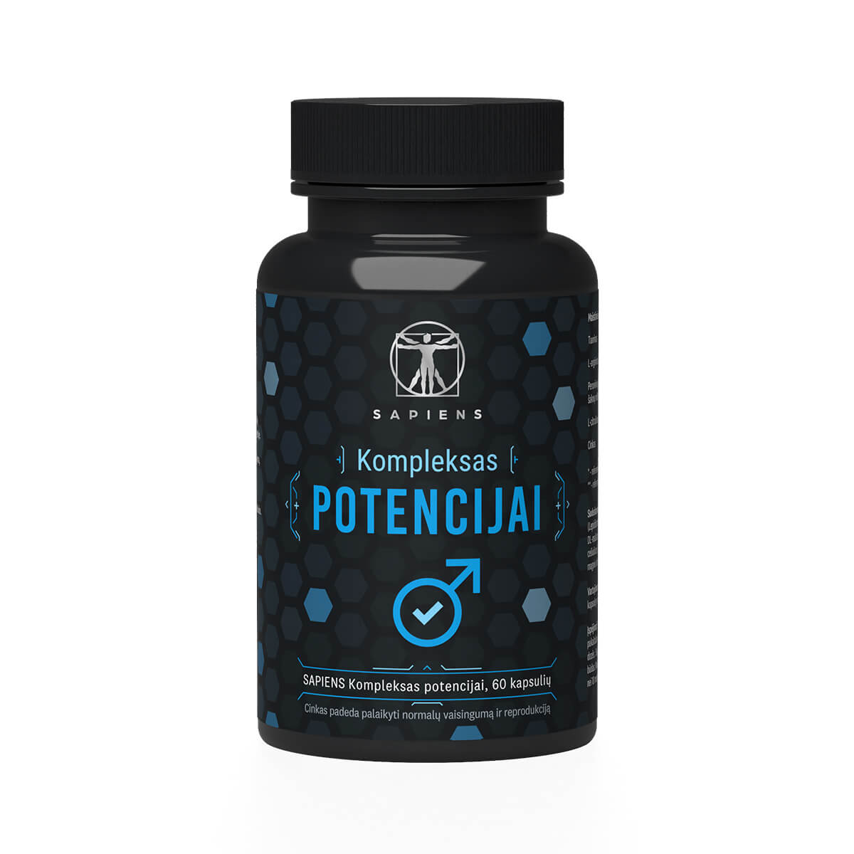 SAPIENS Kompleksas potencijai, 60 kapsulių