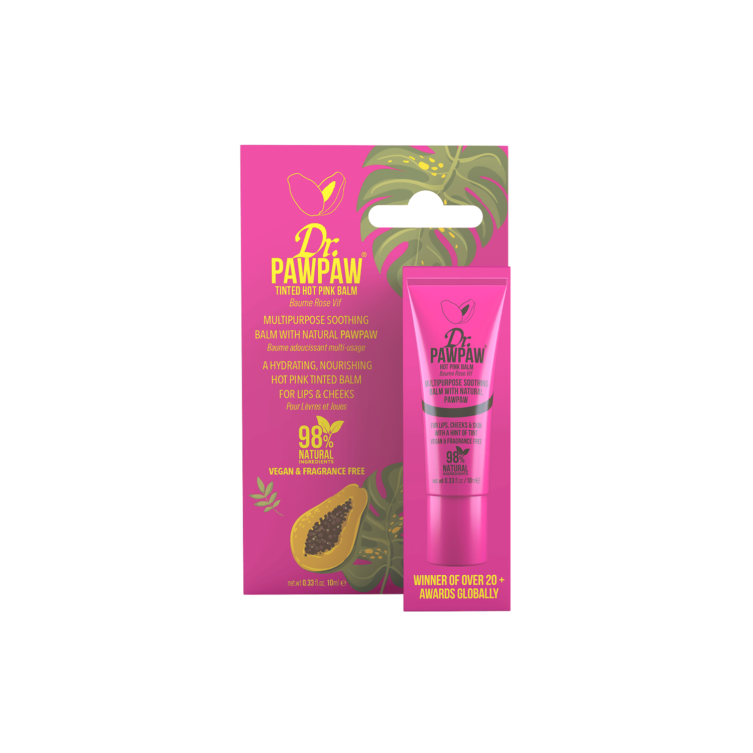 Dr.PAWPAW Hot Pink lūpų balzamas 10ml