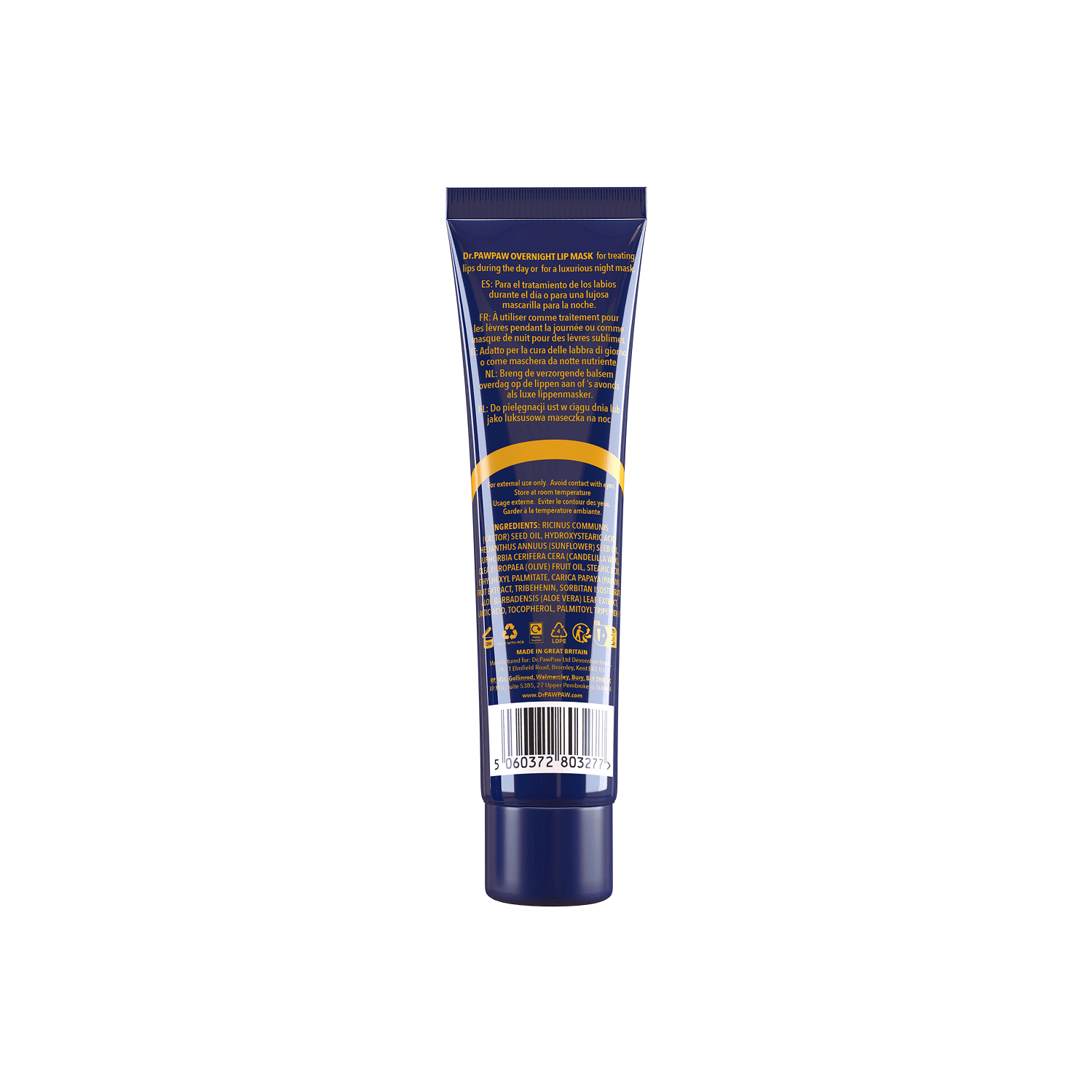 Dr.PAWPAW Overnight Lip naktinis lūpų kaukė - balzamas 25ml