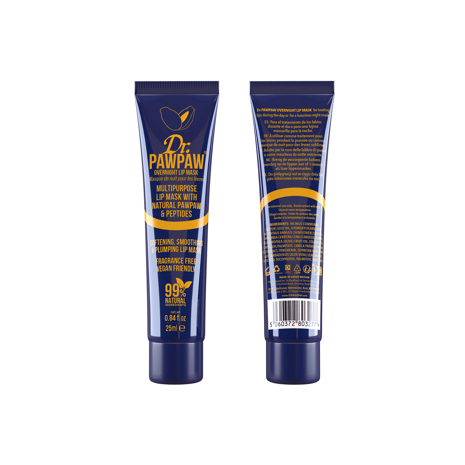 Dr.PAWPAW Overnight Lip naktinis lūpų kaukė - balzamas 25ml