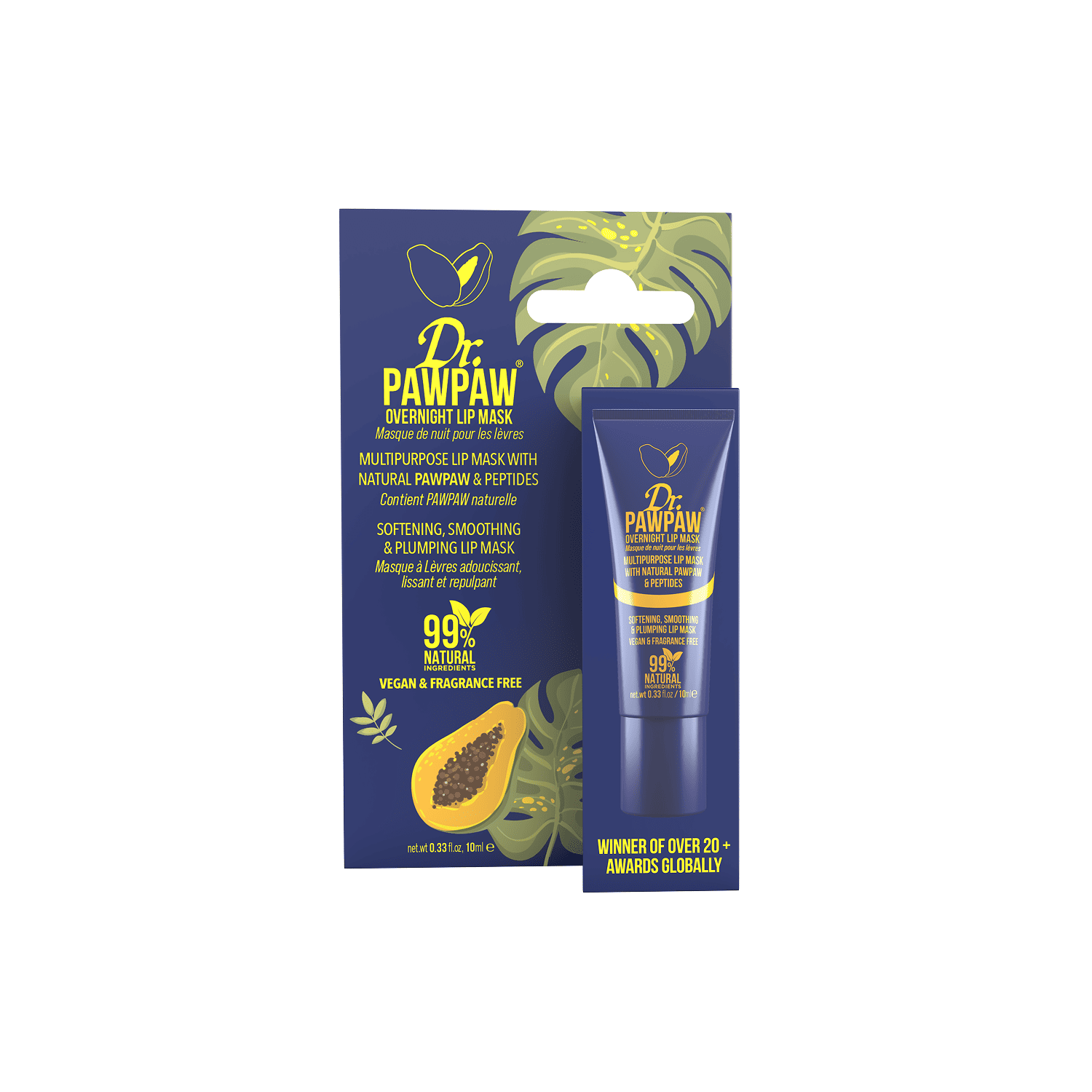 Dr.PAWPAW Overnight Lip naktinis lūpų kaukė - balzamas 10ml