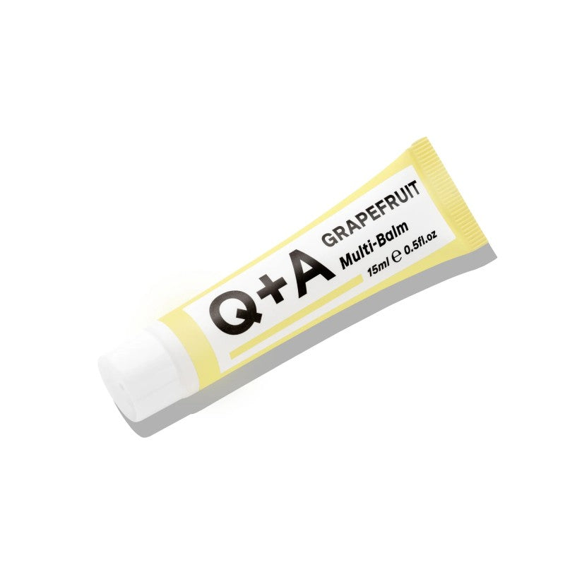 Q+A, Grapefruit Multi-Balm Daugiafunkcis odos priežiūros balzamas, 15ml