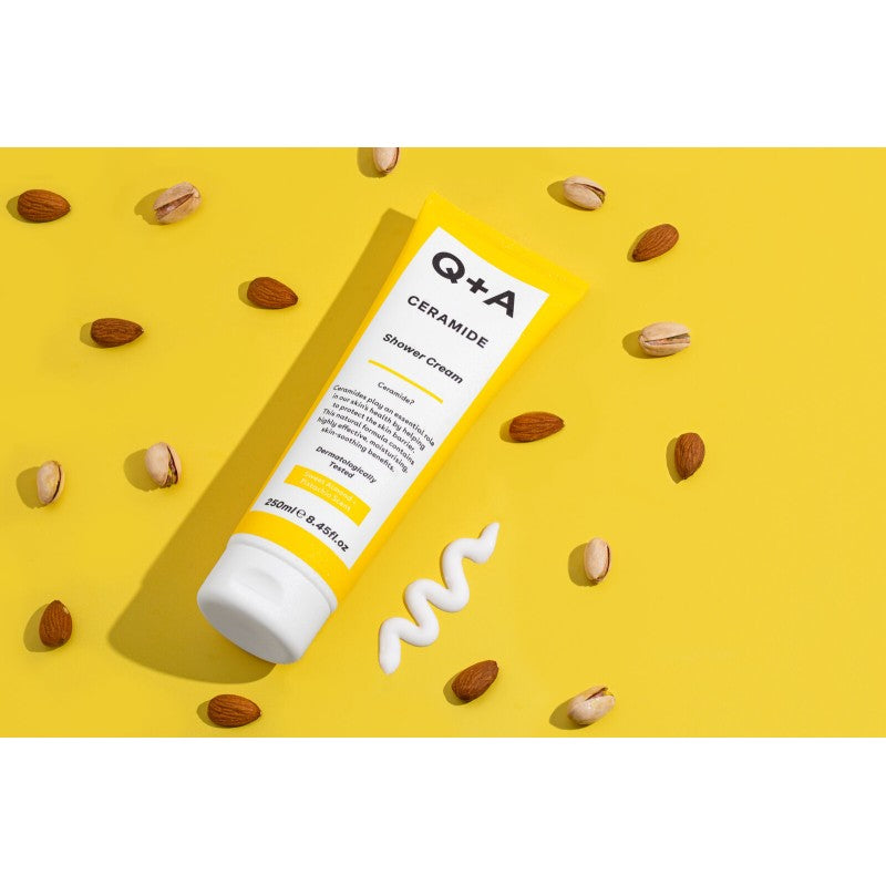 Q+A, Ceramide Shower Cream Kūno prausiklis su keramidu, 250ml