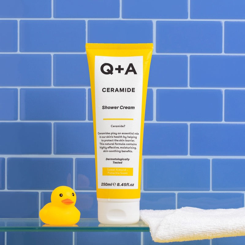 Q+A, Ceramide Shower Cream Kūno prausiklis su keramidu, 250ml