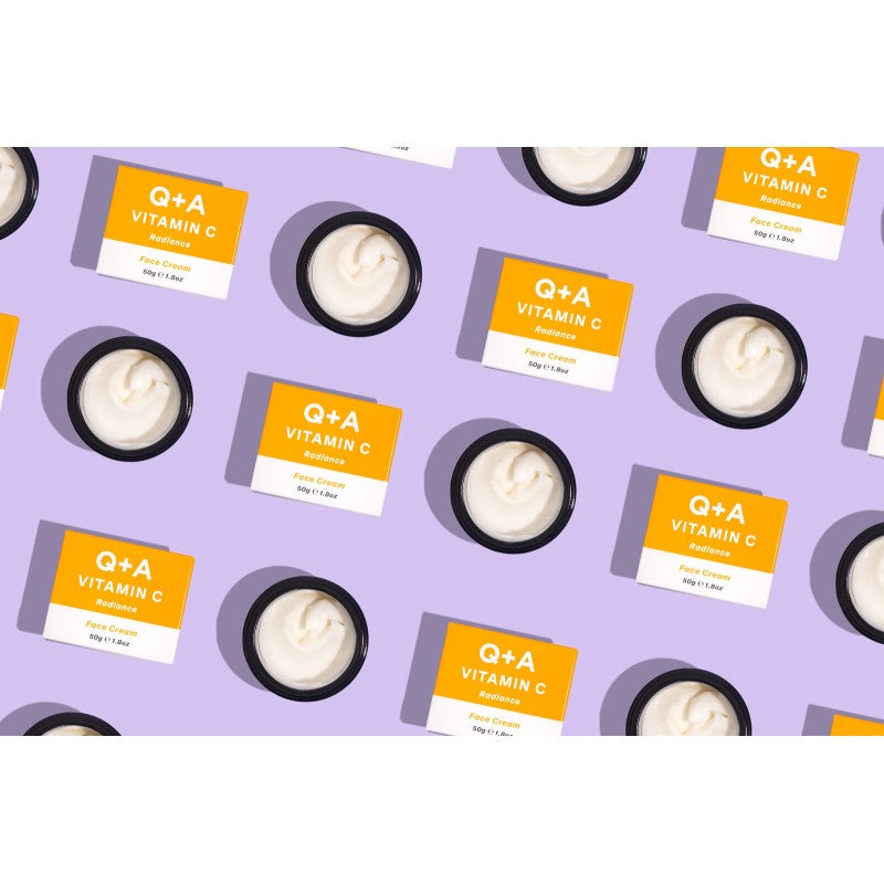 Q+A, Vitamin C Radiance Face Cream Skaistinamasis veido kremas, 50g