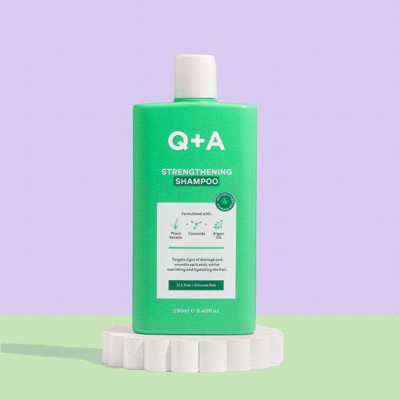 Q+A, Strengthening Shampoo Stiprinamasis šampūnas su keratinu, 250ml