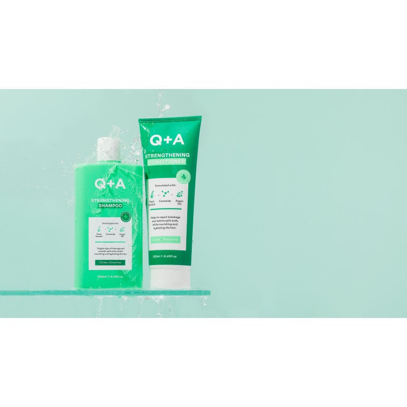 Q+A, Strengthening Shampoo Stiprinamasis šampūnas su keratinu, 250ml