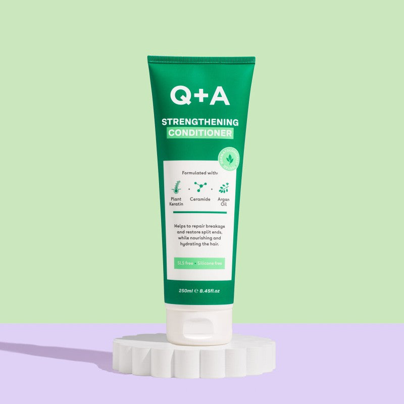 Q+A, Strengthening Conditioner Stiprinamasis kondicionierius su keratinu, 250ml