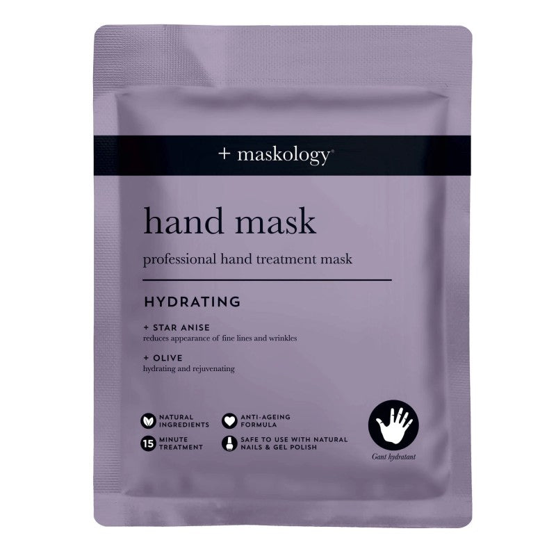 MASKOLOGY, HAND MASK Professional Hand Glove Rankų kaukė-pirštinės, 1 pora