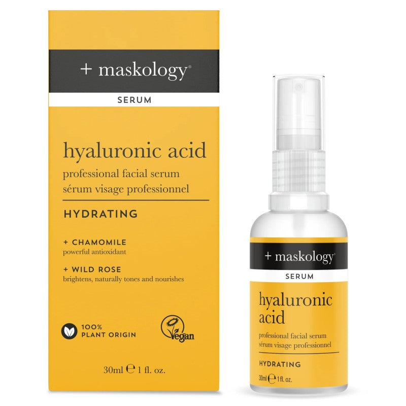 MASKOLOGY, HYALURONIC ACID Professional Facial Serum Veido serumas su hialuronu, 30ml