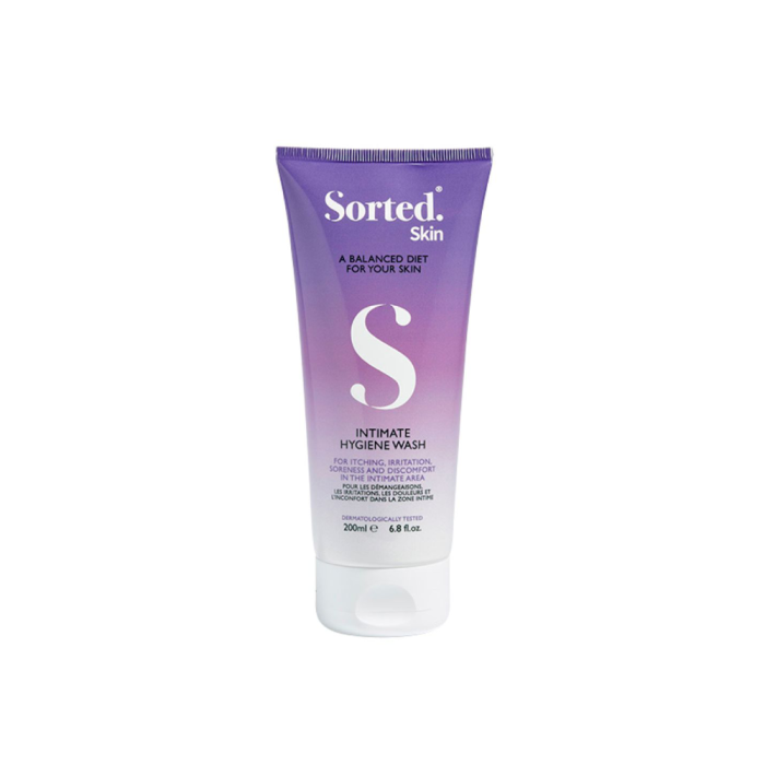 SORTED SKIN, intymios higienos prausiklis su prebiotikais, 200 ml