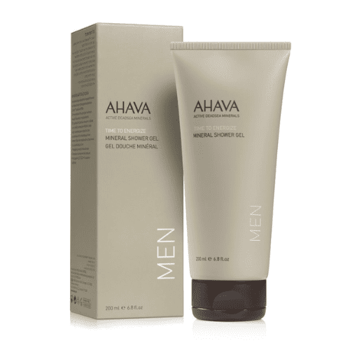 AHAVA, time to energize men mineral dušo gelis vyrams, 200 ml