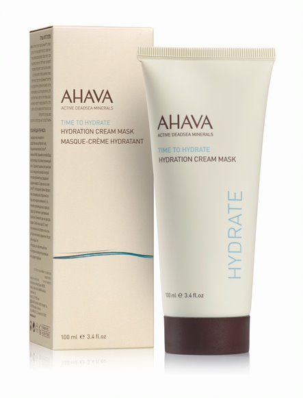 AHAVA, time to hydrate drėkinamoji kreminė veido kaukė, 100 ml