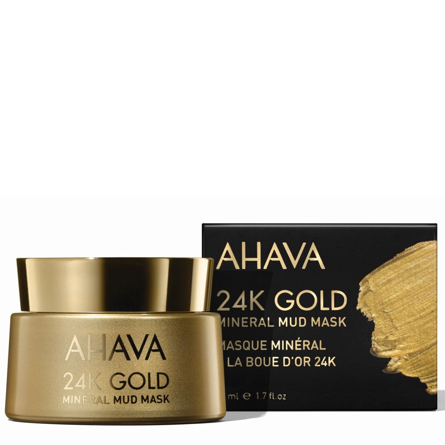 AHAVA, mineral mud 24k aukso mineralinė purvo kaukė, 50 ml