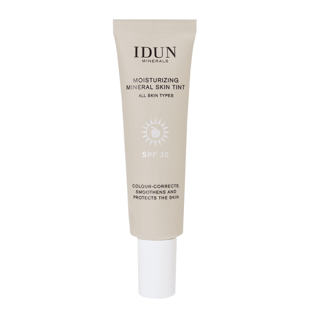 IDUN Minerals SKIN TINT drėkinamasis veido kremas su atspalviu SPF 30, 27 ml