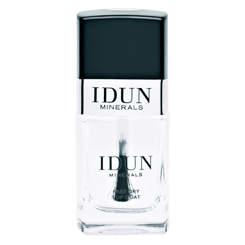 IDUN Minerals greitai džiūstantis viršutinis nagų lako sluoksnis Brilliant Nr. 3521, 11 ml
