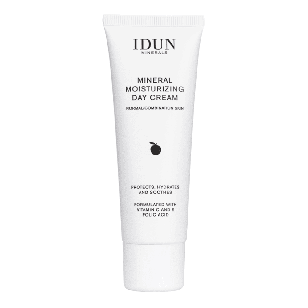 IDUN Minerals drėkinamasis dieninis veido kremas su vitaminais C ir E normaliai/mišriai odai, 50 ml