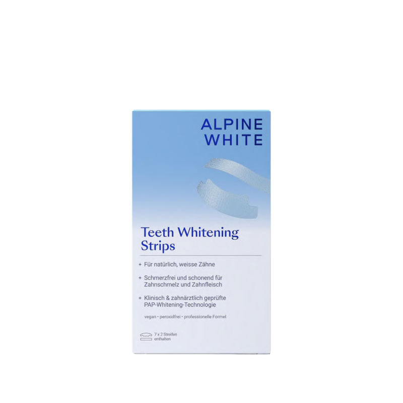 Alpine White, Whitening Strips Balinančios dantų juostelės, 7 poros