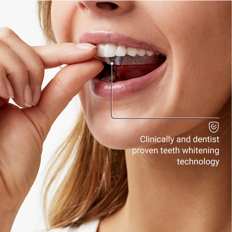 Alpine White, Whitening Strips Sensitive Balinančios juostelės jautriems dantims, 7 poros