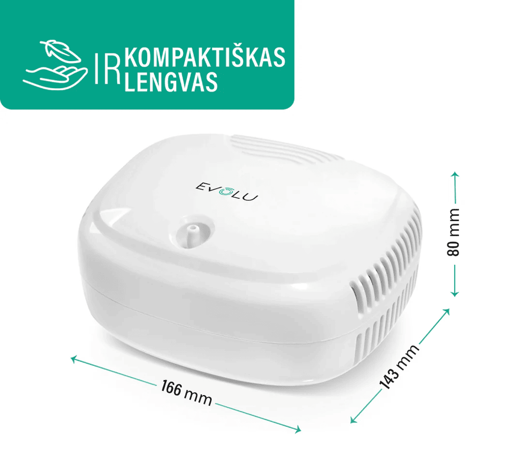 EVOLU kompresorinis inhaliatorius, 1 vnt.