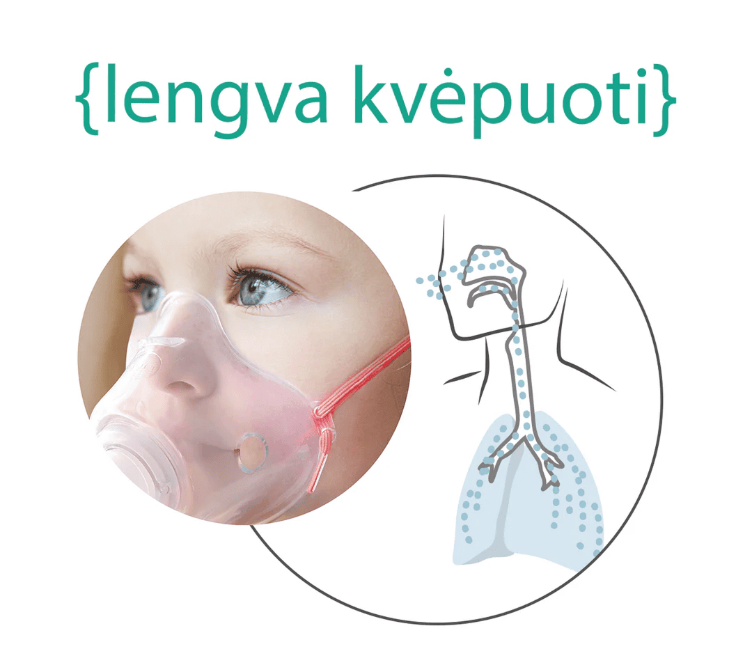 EVOLU kompresorinis inhaliatorius Super Car, 1vnt